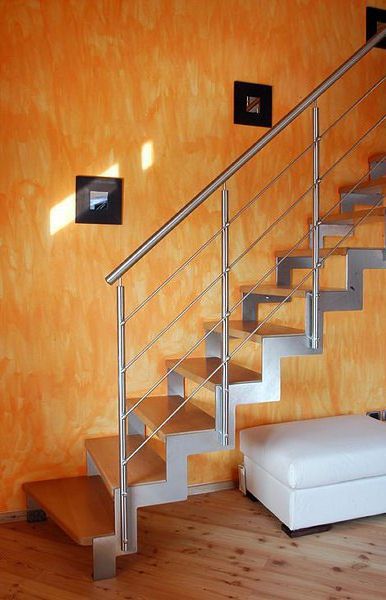 Modern floating stairs