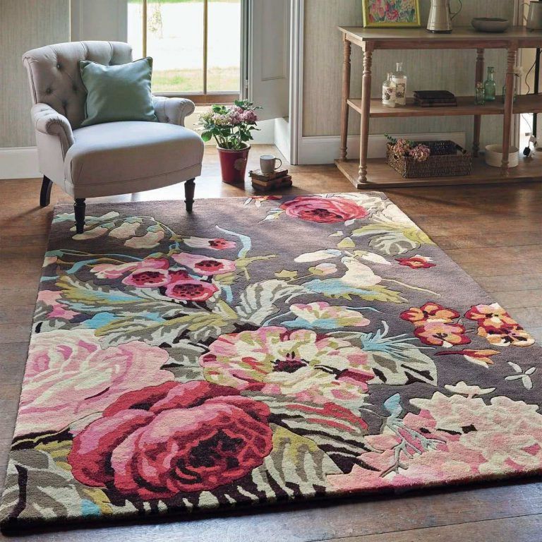 floral prints on rugs