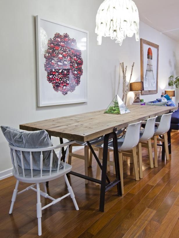 Eclectic dining rooms: mix of styles