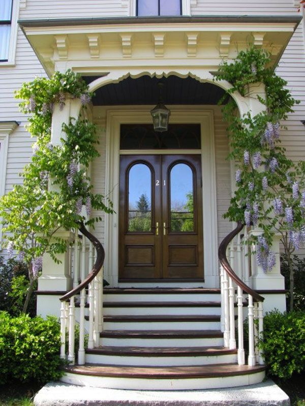 brown doors