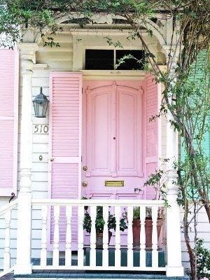 pink doors