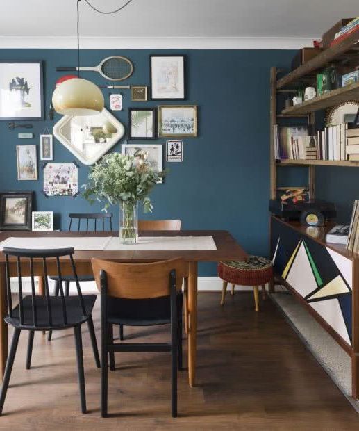 dining rooms in blue