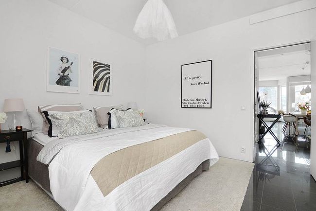 white modern bedrooms