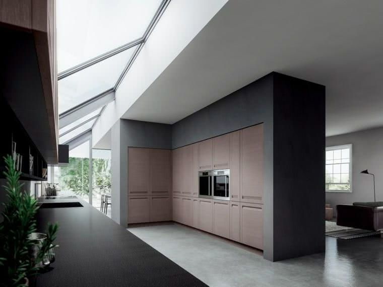 Integral wood kitchens