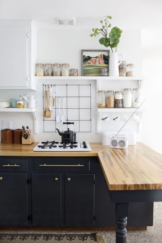 Small wooden kitchens