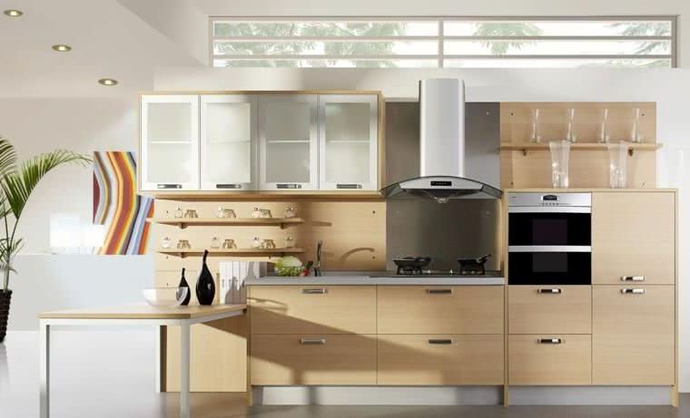 Integral wood kitchens