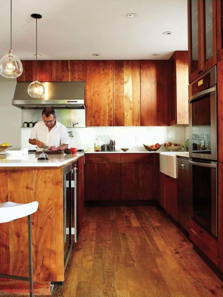 Integral wood kitchens