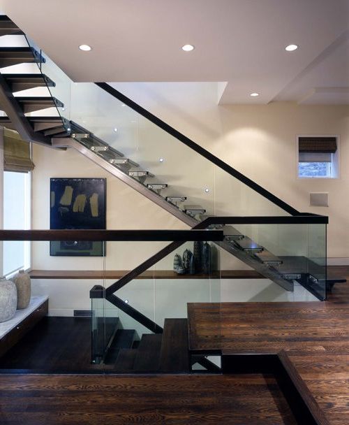 Modern floating stairs