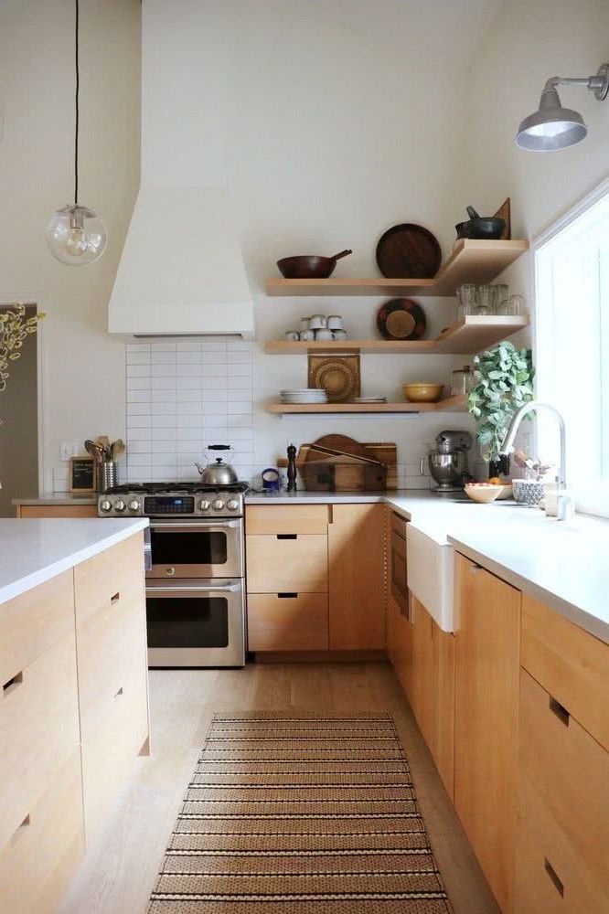 Light wood kitchens