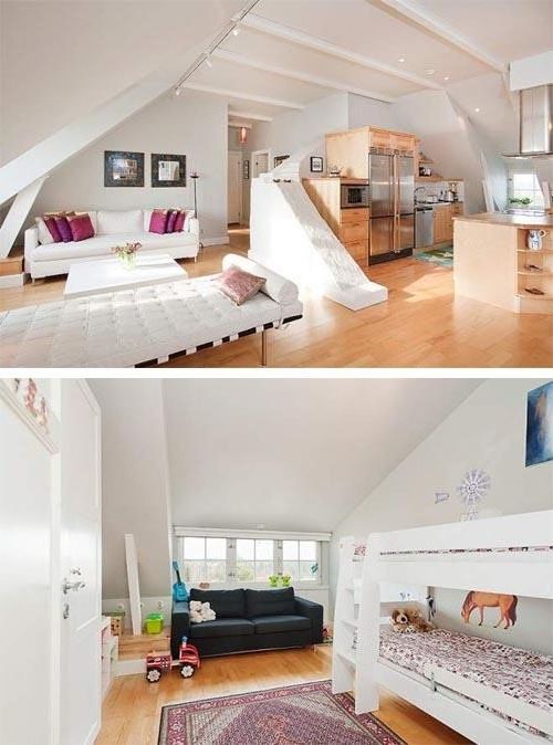 Modern loft flat