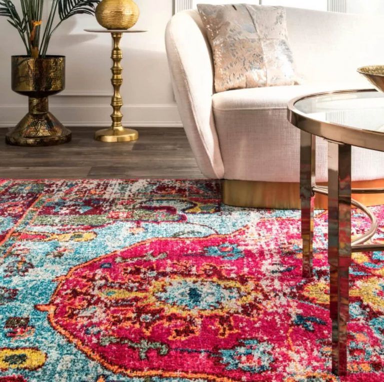 floral prints on rugs