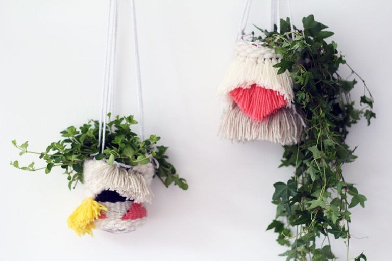 Woven Hanging Planters