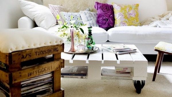 Pallet coffee tables