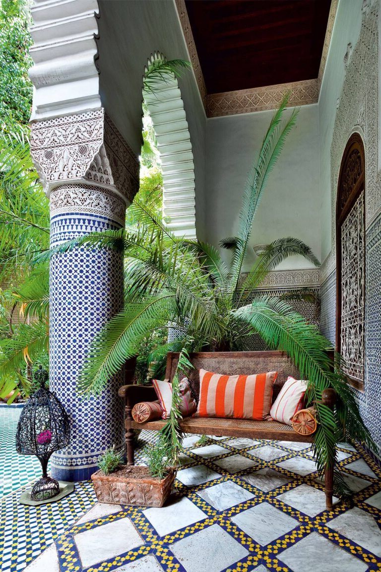 Moroccan-style gardens and patios