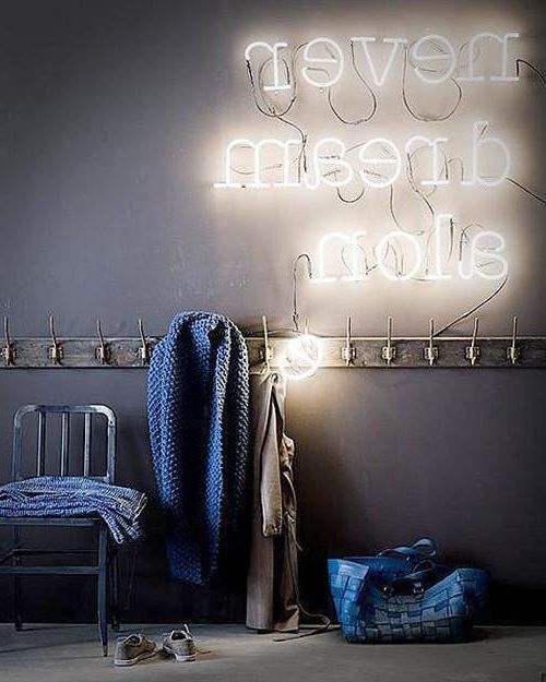 Decorate walls with letters