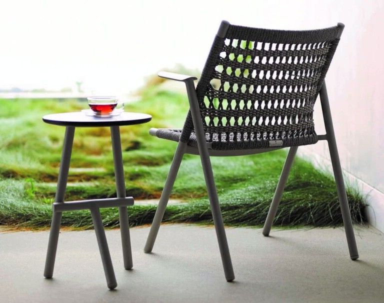 Modern wicker or rattan chairs