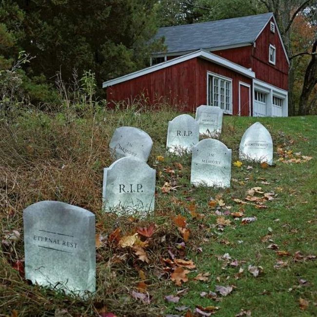 tombstones