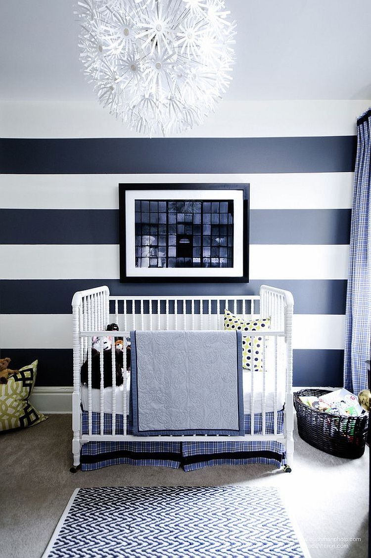 stripes on the walls