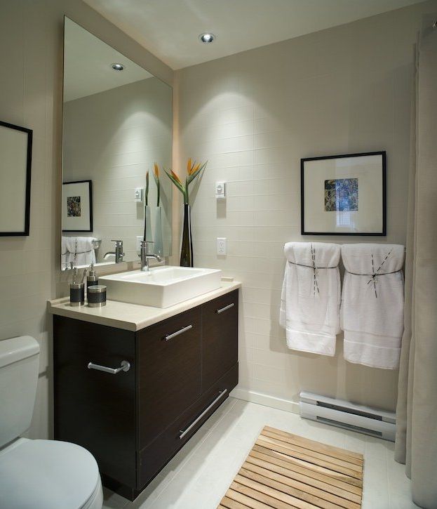 Modern, simple and elegant small bathrooms