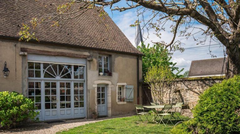 Facades of French houses