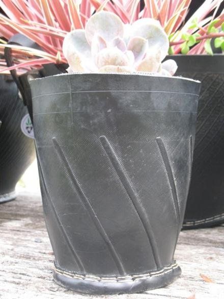 Recycled tire pots