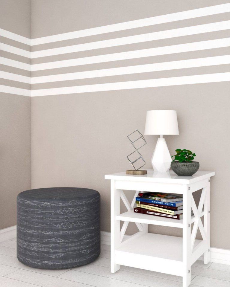 Striped wall decoration