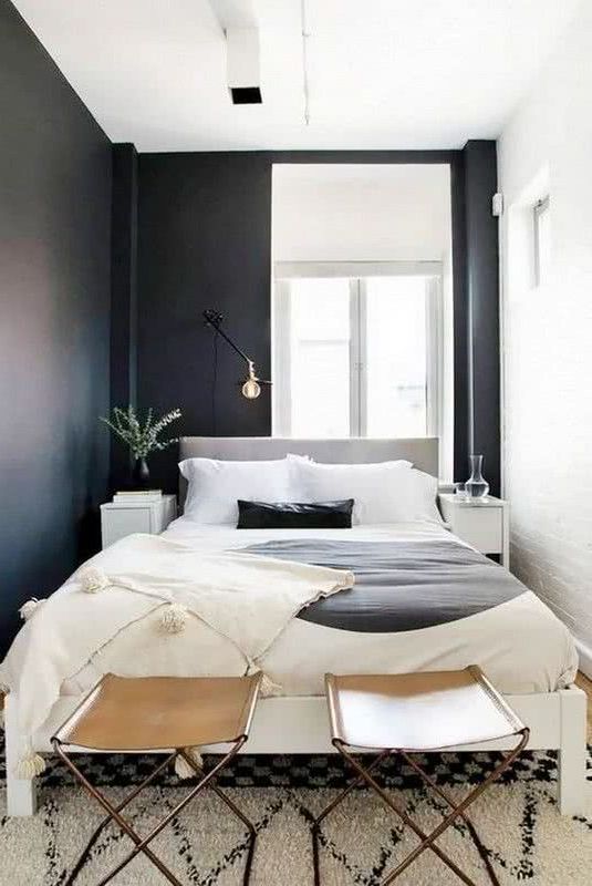 dark colored walls