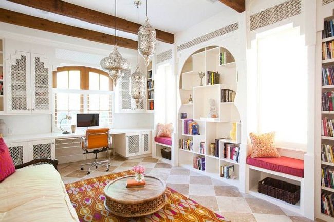 Interiors of Mediterranean houses