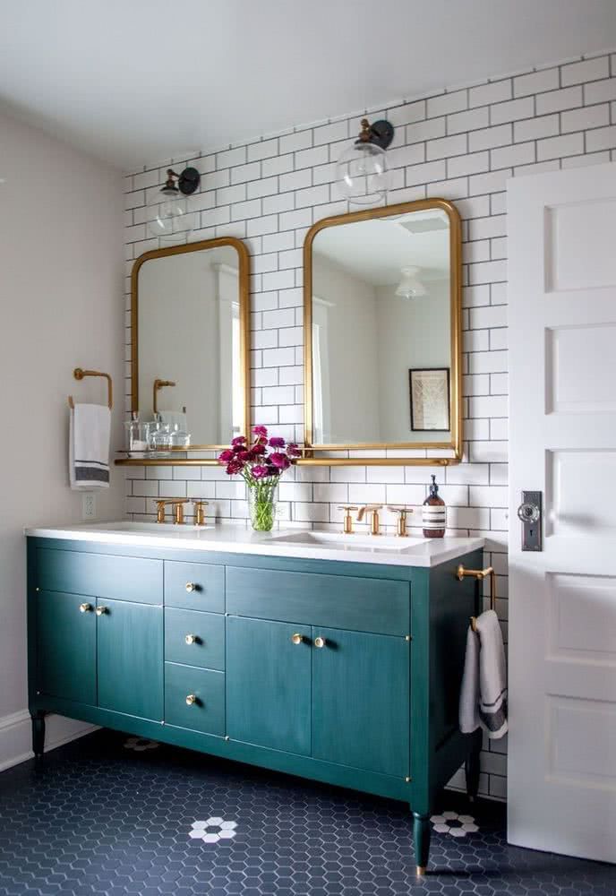 rustic modern bathrooms