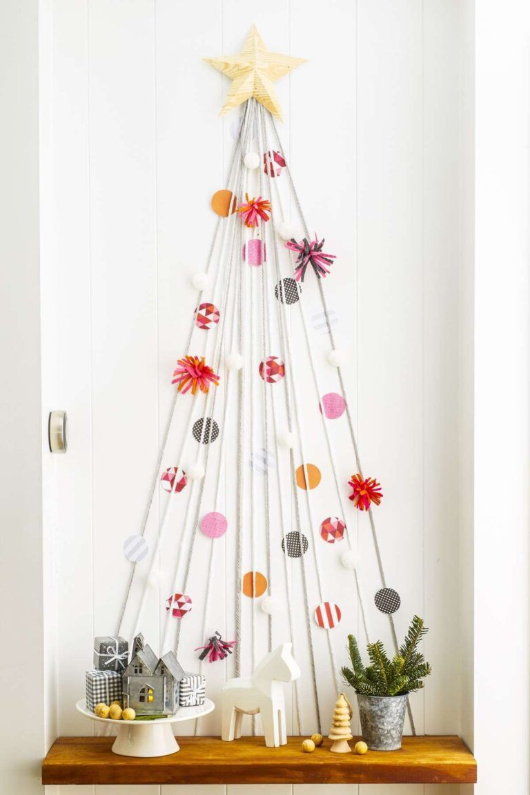 15 Easy Christmas Crafts from Paper, Wood, Wool or Fabric