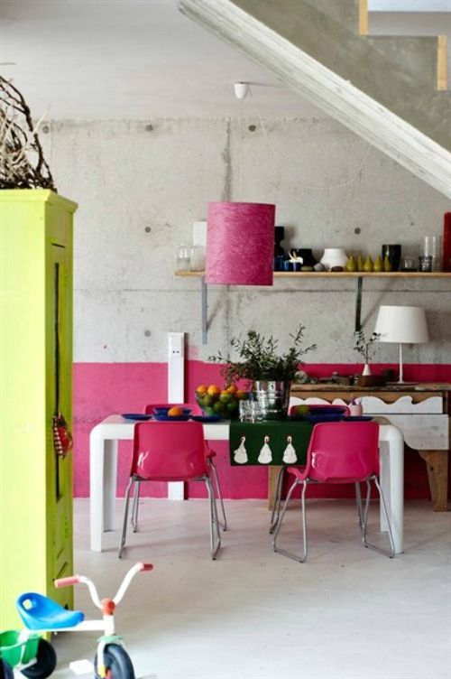 Colors in vintage kitchens