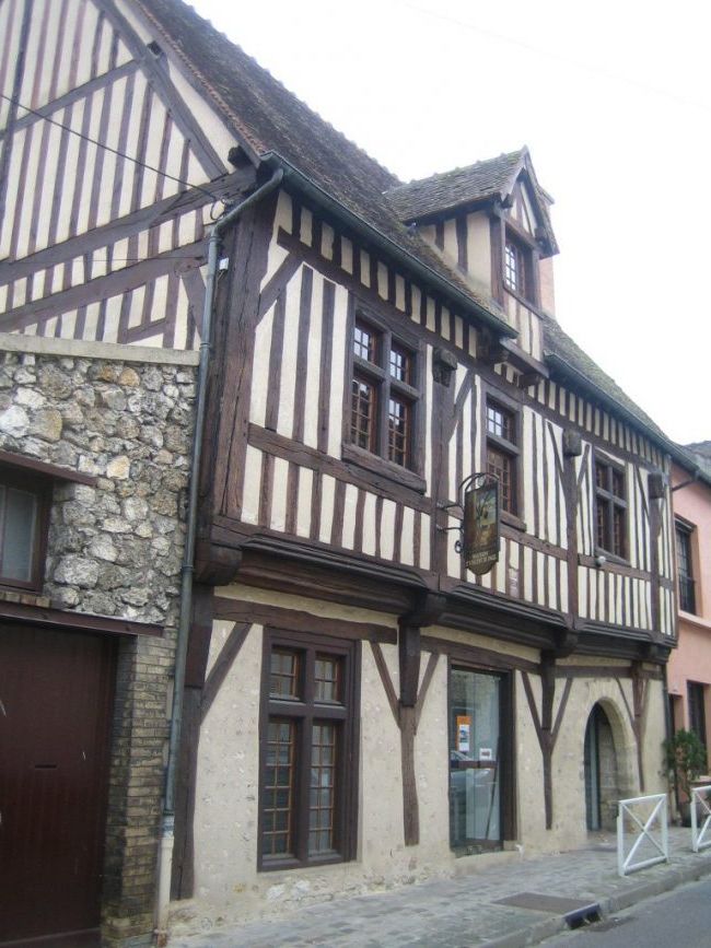 Facades of French houses