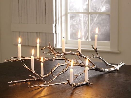 Recycled crafts with branches