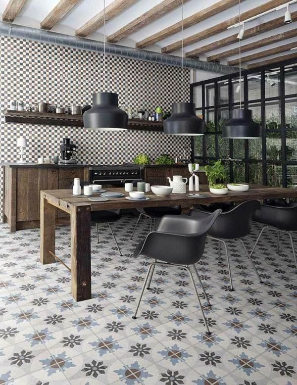 industrial minimalist dining rooms