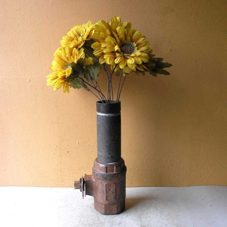 Vases made with pipes