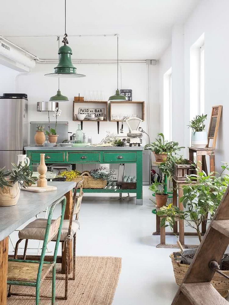 Vintage and rustic kitchens