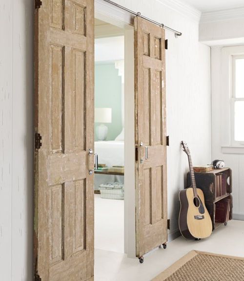 Decorative sliding doors