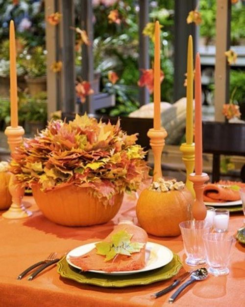 Centerpieces for fall or winter