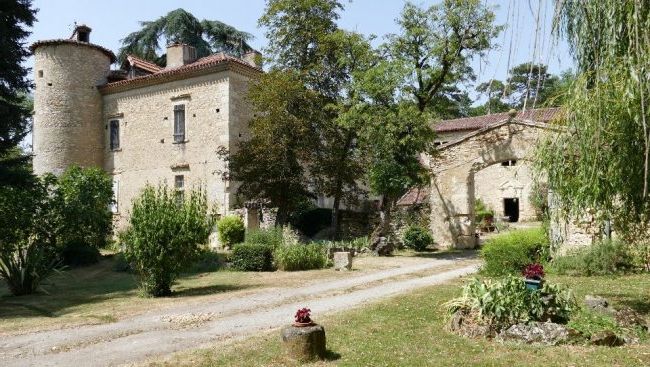 Facades of French houses