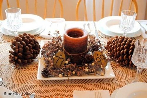 Centerpieces for fall or winter