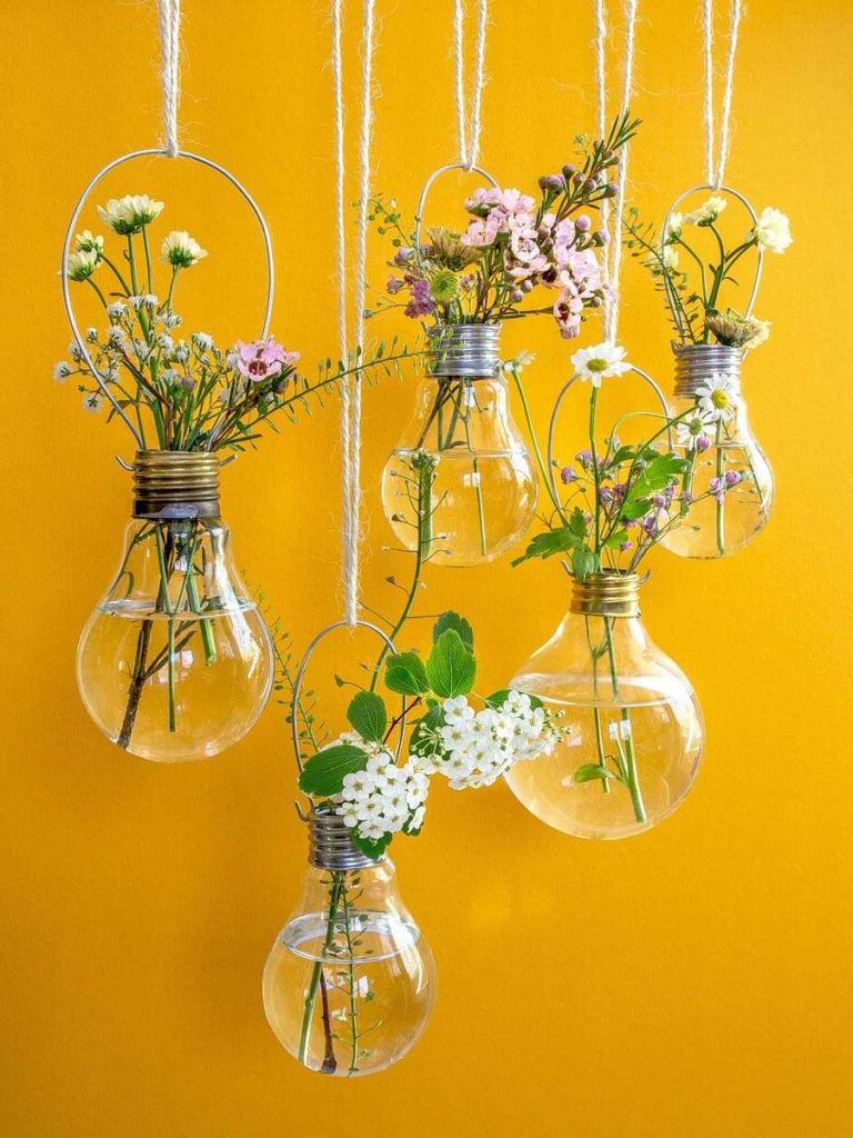 light bulb vases