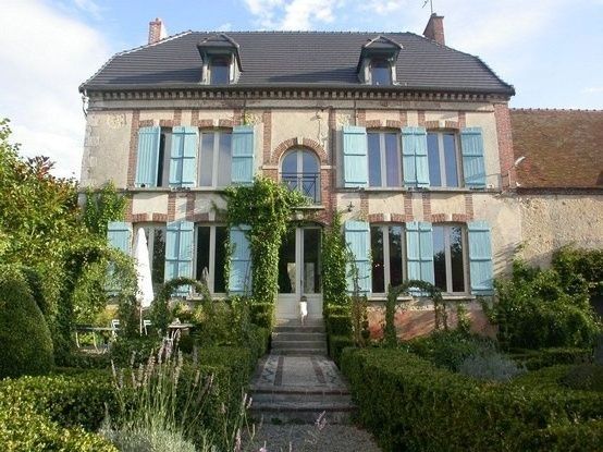 Facades of French houses