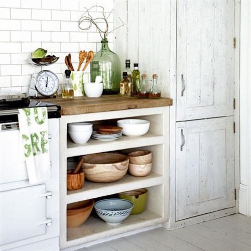 Vintage and rustic kitchens