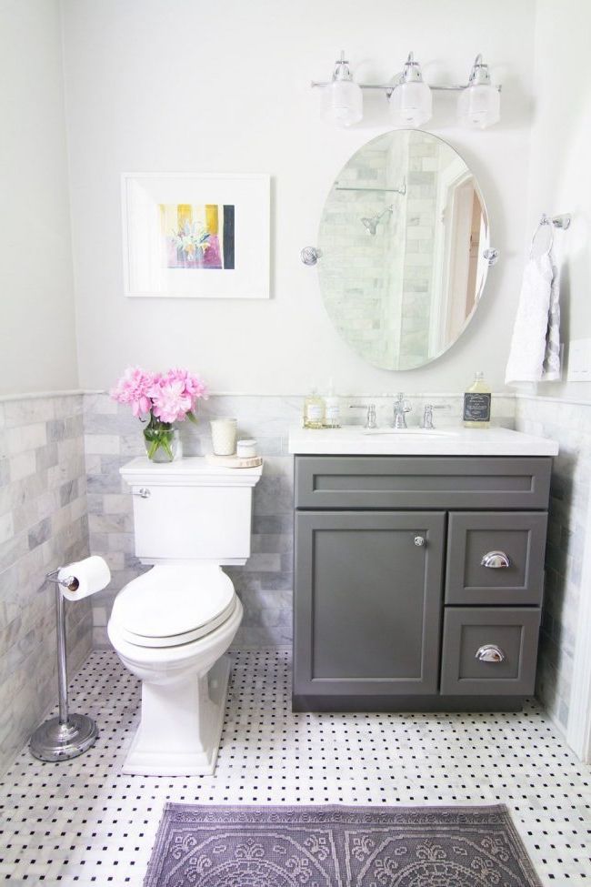 colors for small bathrooms