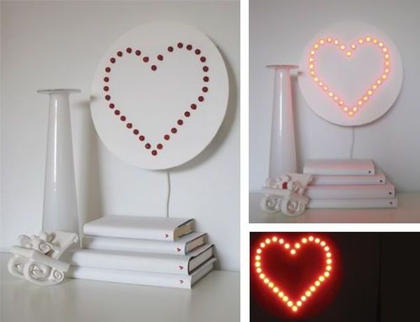 heart shaped lamp