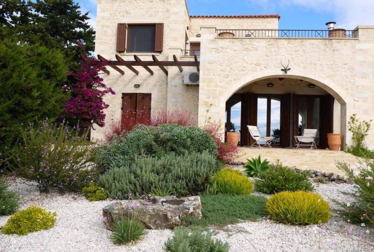 Patios and gardens of Mediterranean houses