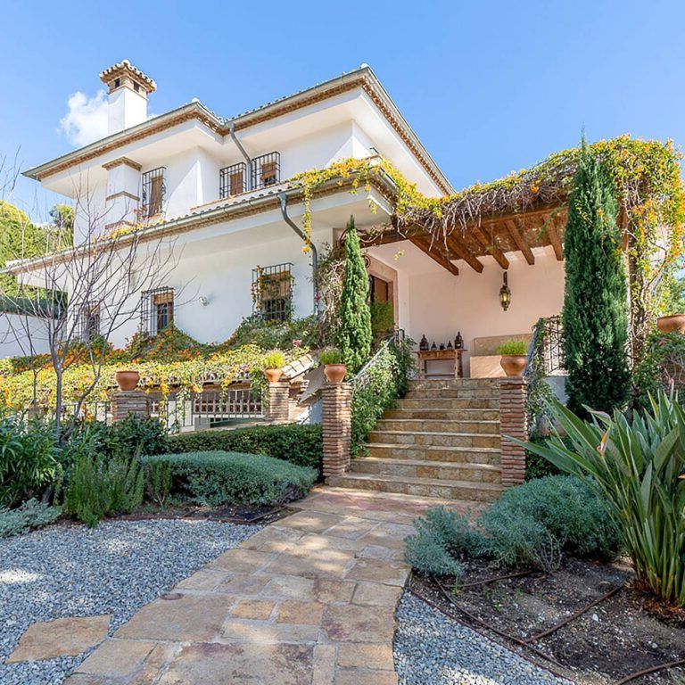 Patios and gardens of Mediterranean houses