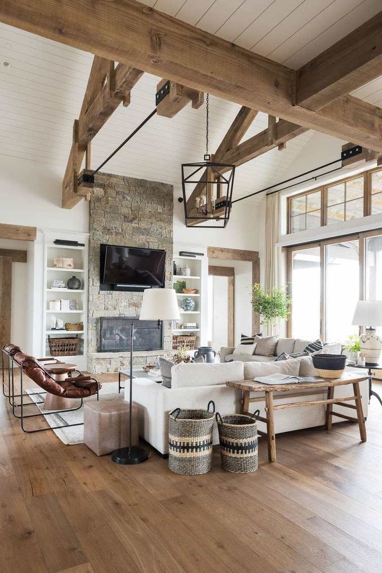 Rustic and modern interiors