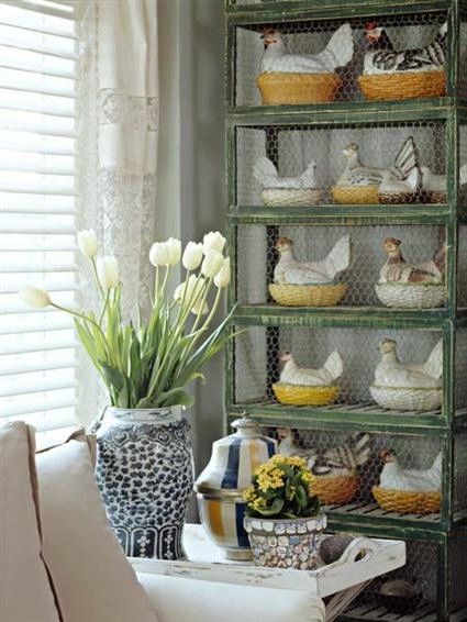 Decorate with vintage collections