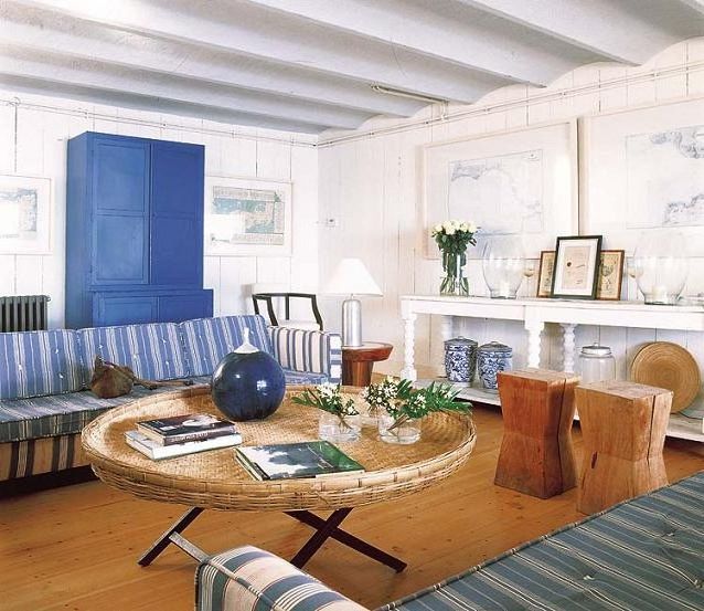 Interiors of Mediterranean houses